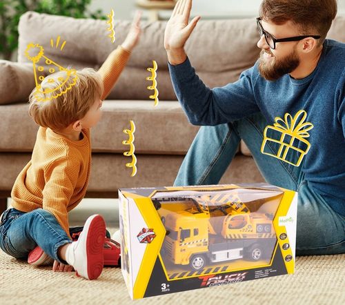 CIĘŻARÓWKA SAMOCHÓD KOPARKA RC ZDALNIE STEROWANY AUTO NA PILOTA DLA DZIECI na Arena.pl