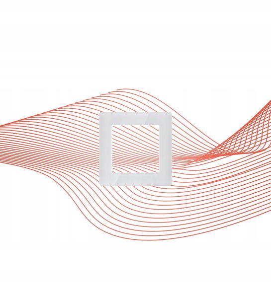 Pojedyncza ramka biała szkło seria RM PSMART zdjęcie 2