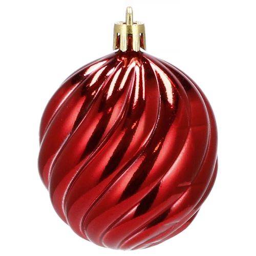Bombki choinkowe 20 szt. ozdoby świąteczne zestaw czerwony na Arena.pl