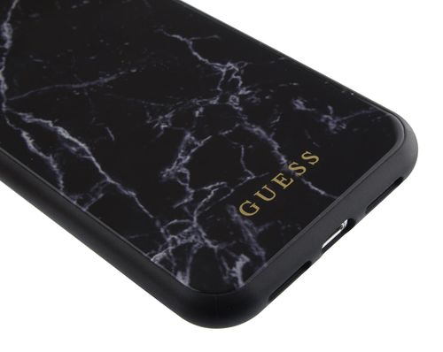 GUESS HARD CASE - iPhone XR - BLACK MARBLE na Arena.pl