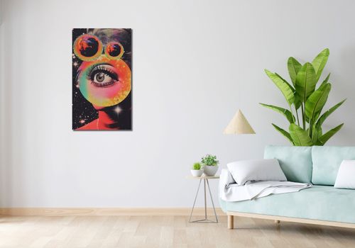 Obraz 50x90cm Oko w Kosmosie na Arena.pl