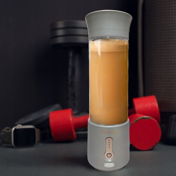 BLENDER KIELICHOWY DO SMOOTHIE I KOKTAJLI RECZNY beWell 500ml BEZPRZEWODOWY zdjęcie 4