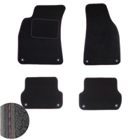 Dywaniki samochodowe welurowe CLASSIC komplet 4 sztuk, Audi A1, A3, A4, A5, A6, A7, A8