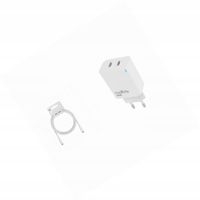 Ładowarka sieciowa GaN 45W dwa USB-C z kabelem do Samsung Galaxy A15 5G