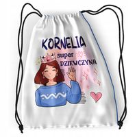 Plecak Sportowy Szkolny Dla Kornelii Córki Dziecka Z Nadrukiem Ze Zdjęciem