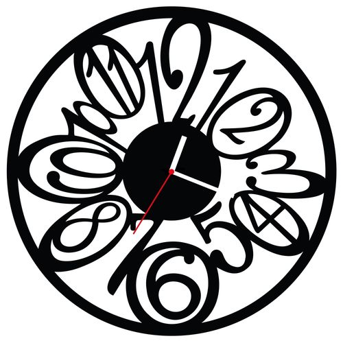 ZEGAR ŚCIENNY CYFRY 58cm XXL 155.11 na Arena.pl