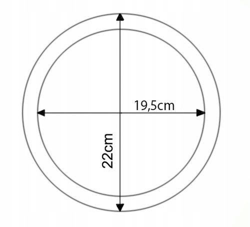 Podstawki pod miski chryzantemowe 22cm 100szt na Arena.pl