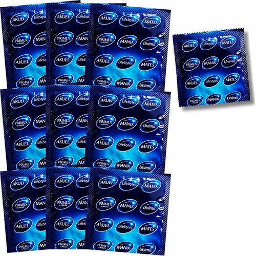 Prezerwatywy UNIMIL ORGAZMAX duże wypustki potęgujące doznania 50 sztuk LUZ na Arena.pl