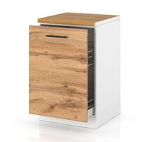 Szafka Kuchenna Stojąca Z Blatem Szafka Cargo 50cm Spremium Dąb Wotan