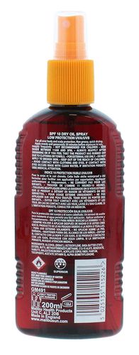 Malibu Dry Oil Spray SPF10 Olejek Brązujący Do Opalania 200ml na Arena.pl