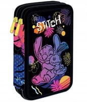 Piórnik szkolny Coolpack Stitch dwukomorowy z wyposażeniem wodoodporny