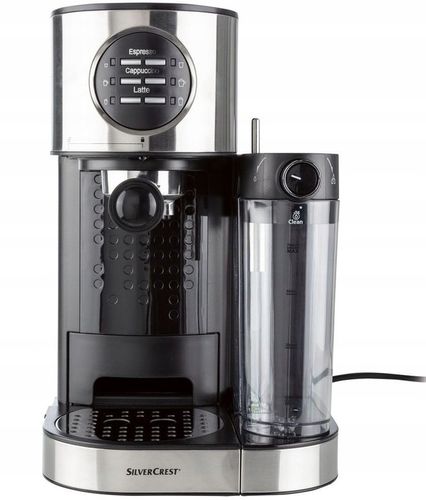 Ekspres ciśnieniowy ze spieniaczem Silvercrest SEMM 1470W Funkcja Latte na Arena.pl