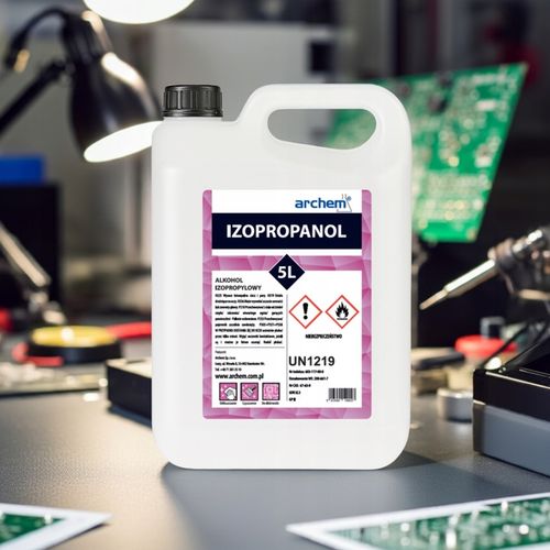 Alkohol Izopropylowy 99,9% IPA 5L Izopropanol czyszczenie Elektroniki, na Arena.pl
