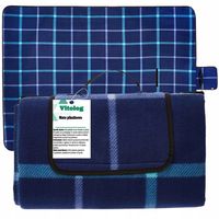 Koc Piknikowy Plażowy z Izolacją Składany Turystyczny Wodoodporny 200x150