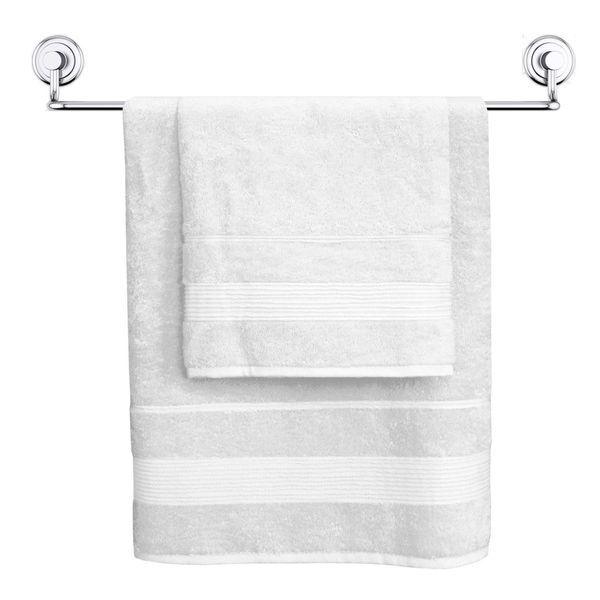 Ręcznik D Bamboo Moreno Biały (W) 70x140 zdjęcie 5