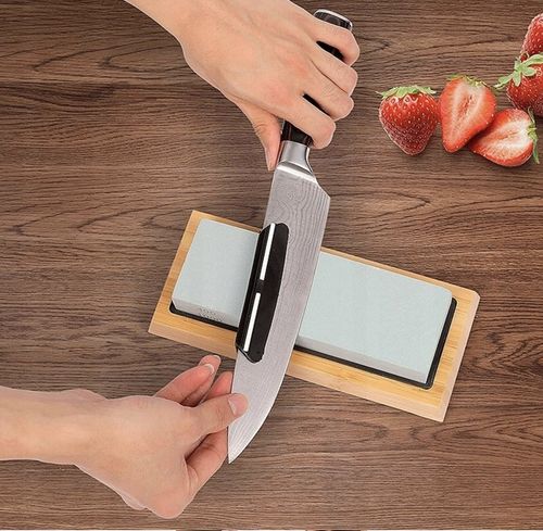 OSTRZAŁKA DO NOŻY KUCHENNYCH NOŻYCZEK KAMIEŃ WODNY ZESTAW DO OSTRZENI na Arena.pl