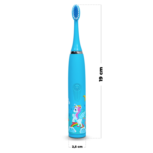 Szczoteczka do zębów dla dzieci Heckermann S1 Niebieska na Arena.pl