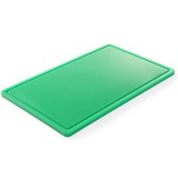deska do krojenia haccp do warzyw gn 1/2 zielona - hendi 826133