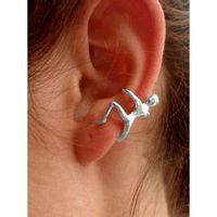 SREBRNA NAUSZNICA ALPINISTA SREBRO PRÓBY 925