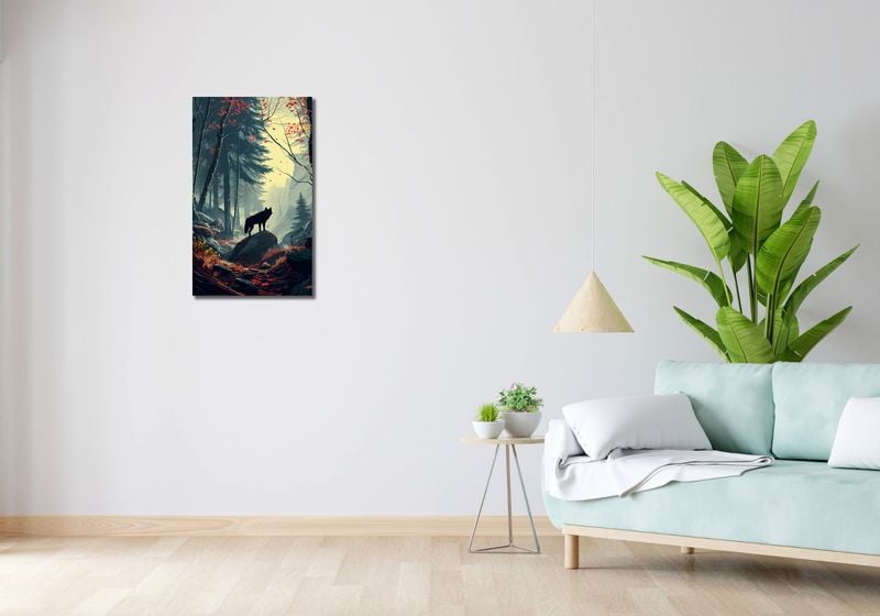 Obraz 40x70cm Leśne Echa zdjęcie 2