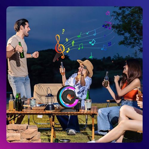 BEZPRZEWODOWY ZESTAW DO KARAOKE DLA DZIECI BLUETOOTH GŁOŚNIK + 2 MIKROFONY na Arena.pl