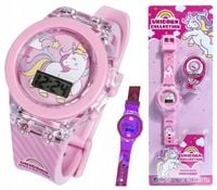 zegarek elektroniczny UNICORN jednorożec LED dla dziewczynki dziecka