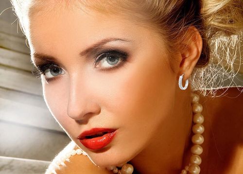 Złote kolczyki KBD1714 - Diament na Arena.pl