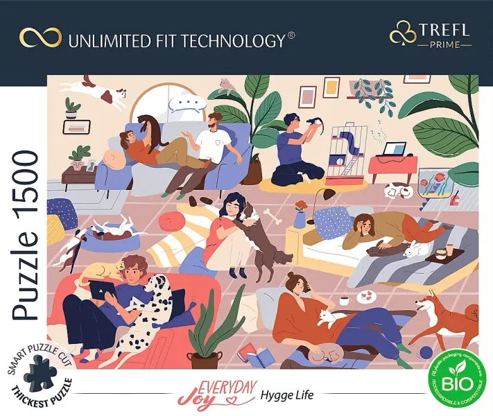 Puzzle 1500 elementów. Hygge Life zdjęcie 3