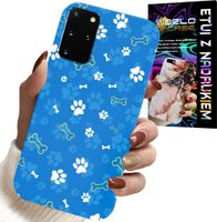 ETUI DO SAMSUNG GALAXY S20 PLUS - ŁAPKI KOŚCI PIES PATROL WZORY DLA DZIECI