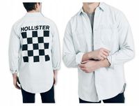 HOLLISTER Koszula Męska Graphic Denim Shirt USA M