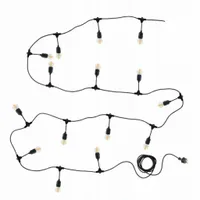 GIRLANDA łańcuch LED 15m E27 lampki ogrodowa TARAS