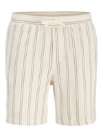Jack&Jones męskie szorty paski JPSTJAIDEN COBA STRIPE JOG SHORTS REG SN 12274413 Antique White Stripes XL