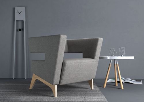 Fotel Loop szary jasny na Arena.pl