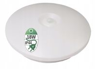 Plafon lampa LED IP44 18W z czujnikiem ruchu PIR