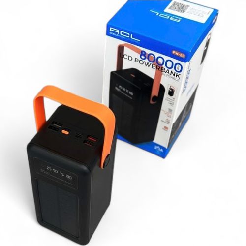 Powerbank ACL PW53 80000mAh solarny z latarką stacja ładowania podróże na Arena.pl
