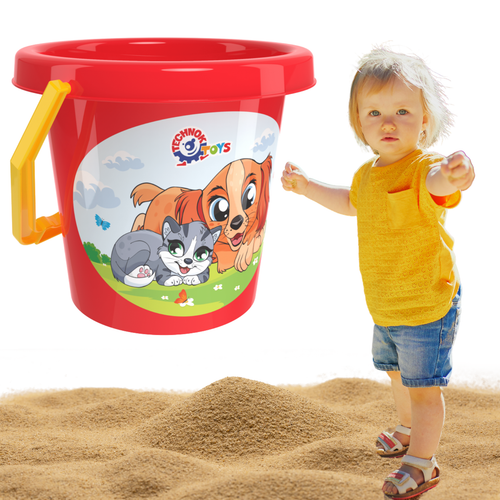 Wiaderko Do Piasku Zwierzątka Piesek Kotek Technok 1288 na Arena.pl