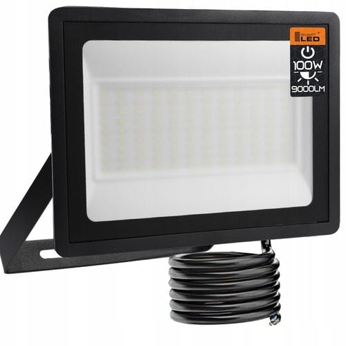 Halogen LED Budowalny Statyw Naświetlacz 100W 8000lm Reflektor Lampa na Arena.pl