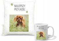 Zestaw PODUSZKA i KUBEK z nadrukiem ZDJĘCIEM twojego pupila zwierzęcia
