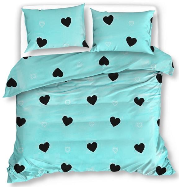 Pościel Satynowa 160X200 Serca 20186 zdjęcie 1