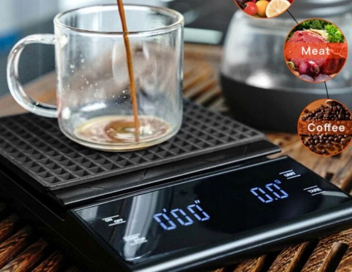 Elektroniczna waga do kawy ETECH SFC-01WK 3 kg / 0,1g TIMER BARISTYCZNA zdjęcie 5