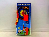 Łuk 56cm 3 strzały w pochwie i tarcza HYG35