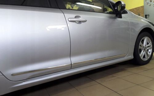 Porsche Cayenne III 17+ Listwy CHROM Boczne Drzwi na Arena.pl