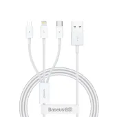 kabel szybkiego ładowania  baseus superior data usb do m+l+c 3.5a