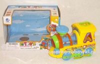 MARKO 041TS Pociag muzyczny sorter z 3 klockami