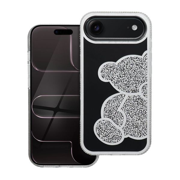 Futerał TEDDY BEAR do IPHONE 17 Air srebrny zdjęcie 1