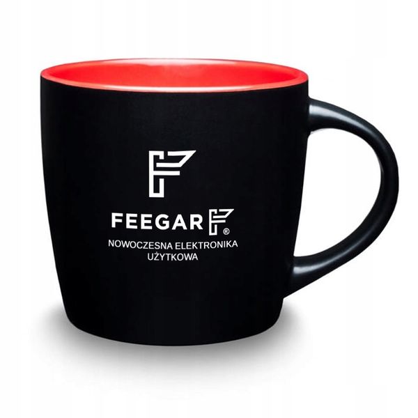 Oryginalny Duży Kubek Z Logo Feegar 360 Ml zdjęcie 1