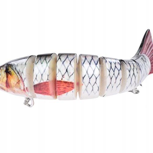 Wobler SZCZUPAK SANDACZ Łamany F145 SREBRNO-CZERWO na Arena.pl