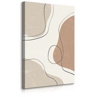 Obraz Na Ścianę Do Sypialni Abstrakcja Styl Boho Line-Art 20cm x 30cm