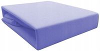 Prześcieradło 160x200 jersey niebieskie