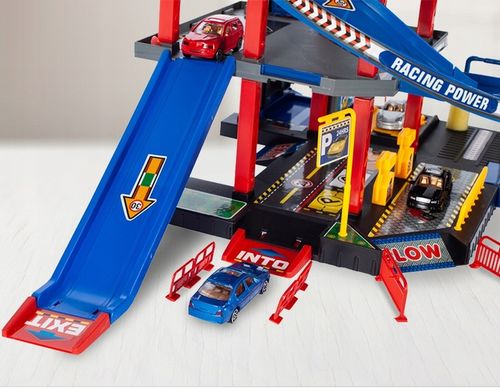 GARAŻ WIELOPOZIOMOWY PARKING SAMOCHODOWY AUTA HELIKOPTER Z WINDĄ DLA DZIECI na Arena.pl